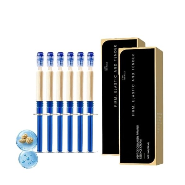 Essence anti-rides aux peptides, lotion au collagène micromoléculaire, crème élastique au collagène polypeptidique, hydratant...