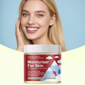 Crème Hydratante Visage Et Corps – Légère, Non Grasse For Soulager La Peau Sèche, Utilisation De Jour Nuit, Soins Sensible