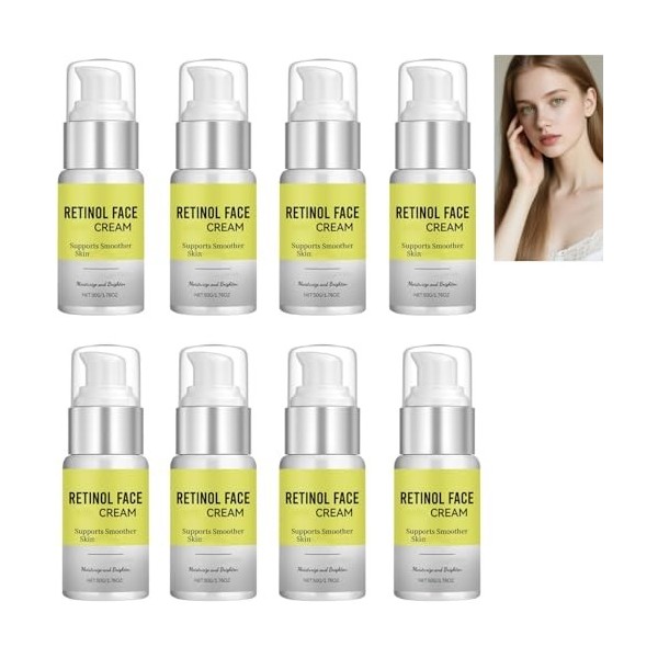 Retinol Face Cream with Collagen & Niacinamide – Hydrating Gentle Facial Moisturizer for Dry And supple Skin & Uneven Tone, F...