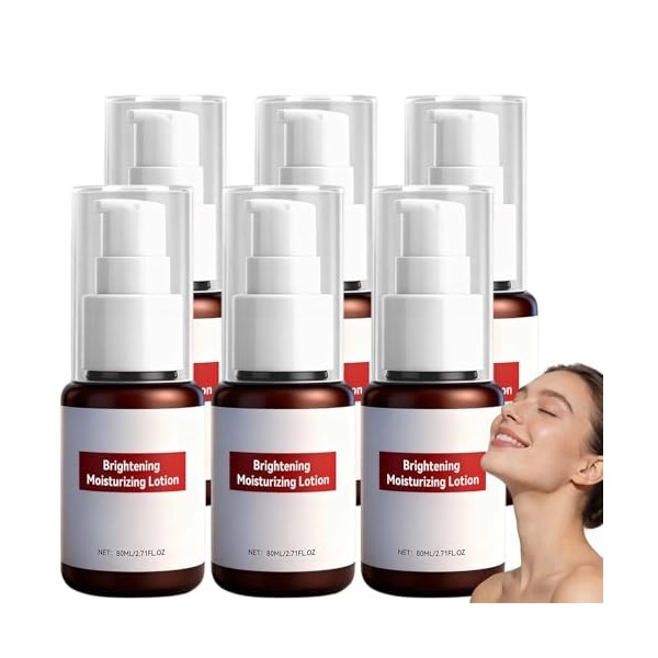 Lotion hydratante éclaircissante, lotion éclaircissante douce pour la peau, lotions hydratantes longue durée avec vitamine E,...
