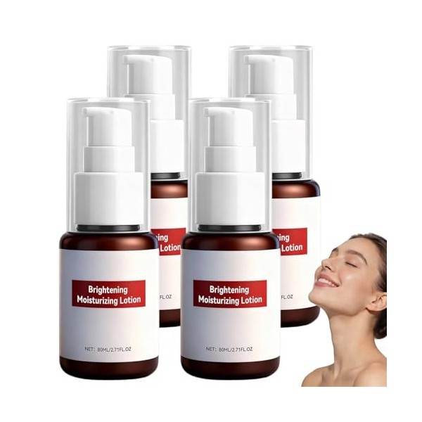 Lotion hydratante éclaircissante, lotion éclaircissante douce pour la peau, lotions hydratantes longue durée avec vitamine E,...