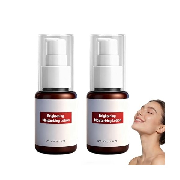 Lotion hydratante éclaircissante, lotion éclaircissante douce pour la peau, lotions hydratantes longue durée avec vitamine E,...
