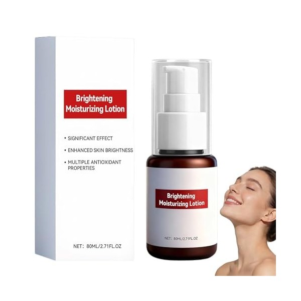 Lotion hydratante éclaircissante, lotion éclaircissante douce pour la peau, lotions hydratantes longue durée avec vitamine E,...