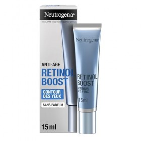 Neutrogena – Soin Anti-Âge Retinol Boost Contour des Yeux tube de 15 ml – Soin du visage pour combattre les signes de lâge