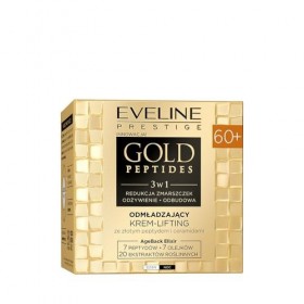 Eveline Cosmetics Gold Peptides Crème de lifting rajeunissante pour 60+ avec complexe de peptides dorés et cellules souches P