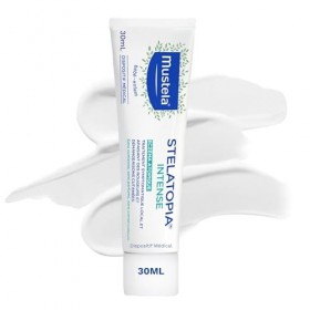 Mustela - Stelatopia® Intense - Crème Eczéma Atopique - Soin pour Le Corps Apaisant sans Cortisone - Ectoin®, Céramides, Huil