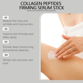 Stick Raffermissant Aux Peptides De Collagène – 2 Pièces, Enrichi En Rétinol Et Antioxydants Pour Resserrer Et Raffermir Visi