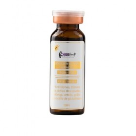 OBB Beauté – Booster GLUTAX MIRACLE Extra-Fort 20ml – Soin Anti-Taches Glutathion – Zones ciblées coudes, genoux, phalanges 