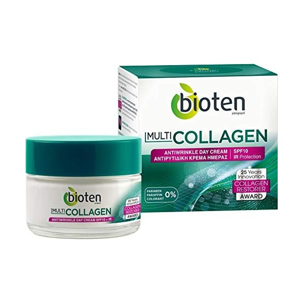 Crème de jour anti-rides multi-collagène Bioten - SPF 10 50ml
