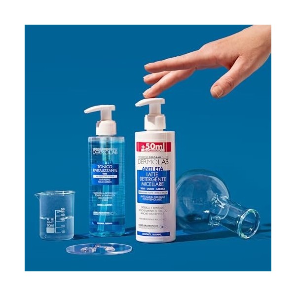 Dermolab Tonique anti-âge revitalisant sans alcool, pour tous les types de peau - 200 ml