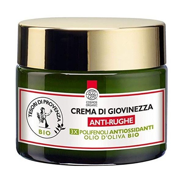 Tesori di Provenza Crema di Giovinezza Anti-Rughe Crèmes de jour et de nuit Visage, Cou 50 ml