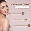 Arganicare | Crème Anti-Âge Visage | Huile d’Argan Bio & Vitamine E | Rides & Fermeté | Hydratation Intense | Tous Types de P