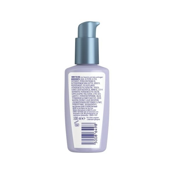 Bioré Hydrate et Glow - Soin hydratant - Contenu : 100 ml - Type de peau : sèche, sensible, déshydratée - Avec de leau de co