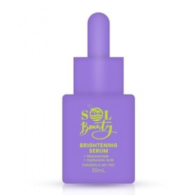 Sol Beauty Sérum Éclat Visage – 50 ml. Sérum visage léger pour un teint lisse, une routine matin et soir simplifiée. Format v