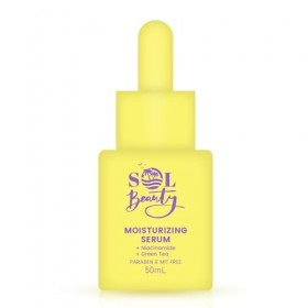 Sol Beauty Sérum hydratant visage Niacinamide Thé vert Soin de la peau, sérum visage léger, application quotidienne pour une 