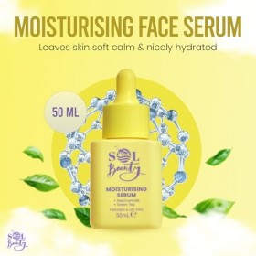 Sol Beauty Sérum hydratant visage Niacinamide Thé vert Soin de la peau, sérum visage léger, application quotidienne pour une 
