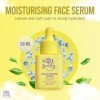Sol Beauty Sérum hydratant visage Niacinamide Thé vert Soin de la peau, sérum visage léger, application quotidienne pour une 