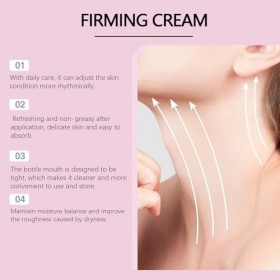 Crème Pour Le Cou à La Rétinol 50g - Anti-âge Raffermissante Pour Le Cou & Décolleté, Lisse Les Rides Et Ridules, Hydratation