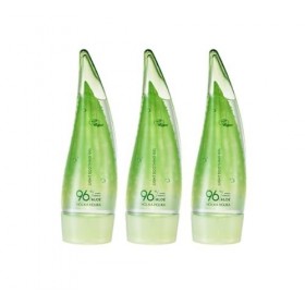 Holika Holika Lot de 3 gels apaisants légers à laloe vera à 96 % avec formule hydro 55 ml 