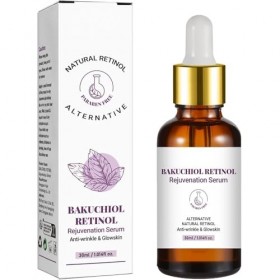 Sérum au rétinol pour le visage, sérum au rétinol Bakuchiol avec acide hyaluronique pour le visage anti-rides, sérum anti-âge