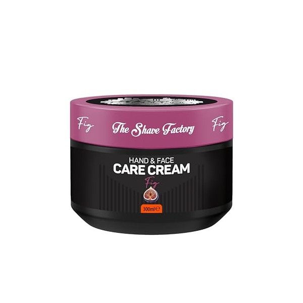 THE SHAVE FACTORY Hand and Face Cream – Blackberry 300ML – Hydratation & Nutrition Profonde – Formule Rapidement Absorbée, No...