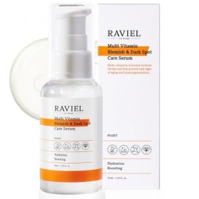 RAVIEL Sérum éclaircissant multi-vitamines pour les taches brunes et les imperfections du visage pour tous les types de peau,...
