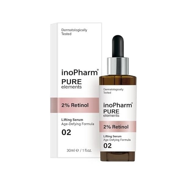 inoPharm Pure Elements Lifting Sérum facial 2 % rétinol 30 ml