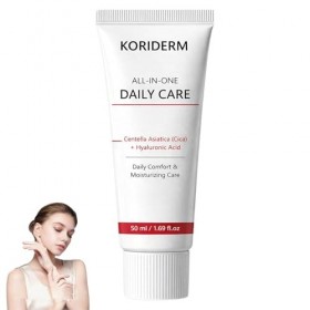 Koriderm Time Reverse Cream All-In-One , 2026 Koriderm Centella Creme Hydratante & Hyaluronic Acid, Soins de la Peau Pour un ...