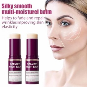 Baume Multi-Usage Calcium Volume,Stick Hydratant au Collagène Coréen,Anti-Rides Avancé Stick Core,Crème Réparatrice et Hydrat...