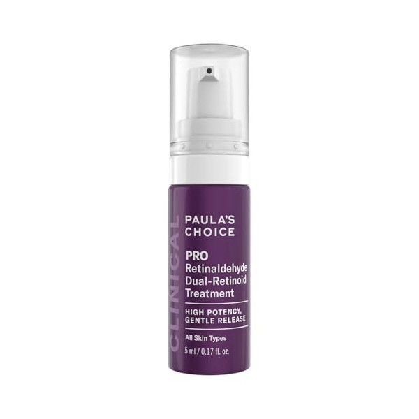 Paulas Choice CLINICAL Pro Traitement Rétinaldéhyde Duo -Anti Âge Sérum Visage - Améliore la netteté du tein - Atténue les S