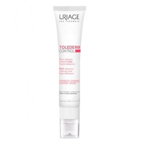 Uriage Tolederm Crème Apaisante Visage Riche - Peau Intolérante, Sensible, Sèche - Apaise, Nourrit, Hydrate - Formule Minimal
