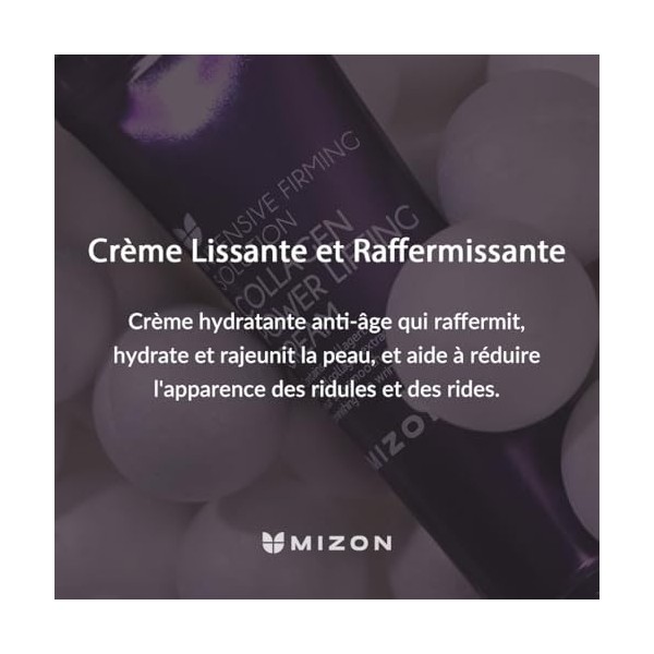 [MIZON] COLLAGEN POWER LIFTING CREAM 35 ml Soin coréen - Crème Gel Hydratante au Collagène Marin 75% - Ultra hydratant - 