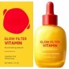 Sérum visage Glow Filter Vitamin, sérum facial illuminateur pour une peau éclatante, sérum hydratant léger idéal comme base d...