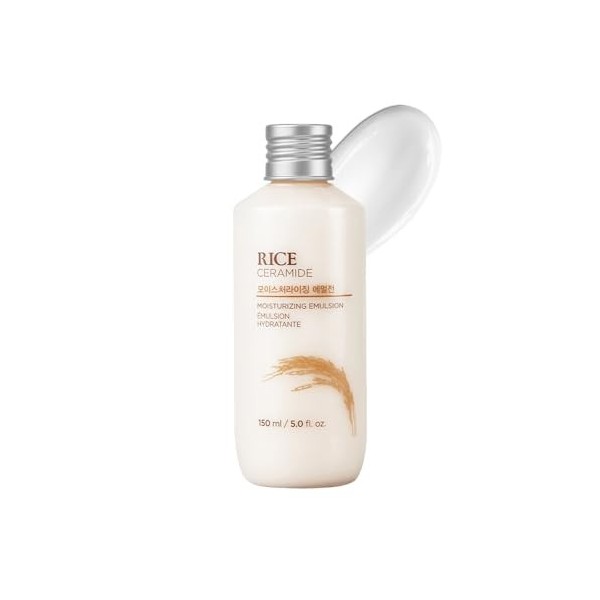 The Face Shop Emulsion Visage Hydra-ECLAT-Purifiante au Riz Rice Ceramide Moisture Emulsion 150ml