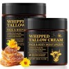 Beef Tallow Cream for Skin - Crème pour le visage nourrissante à base de suif provenant danimaux nourris exclusivement à lh C...