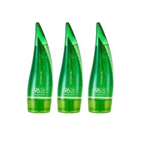 Holika Holika Lot de 3 gels apaisants à laloe vera à 96 % avec formule hydro 55 ml 