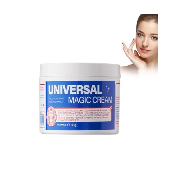 Crème Universelle Magique 80g – Soin Apaisant Et Hydratant Naturel Multi-fonctions, Corps Et Peaux Sèches – Protection Cutané