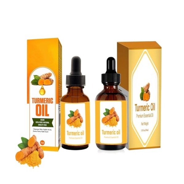 Turmeric Essential Oil For Face, Body Premium Essential Oil, Turmeric Savon, Set Hydratante Curcuma, Curcuma SéRum Correcteur...