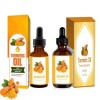 Turmeric Essential Oil For Face, Body Premium Essential Oil, Turmeric Savon, Set Hydratante Curcuma, Curcuma SéRum Correcteur...