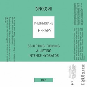 Amélioration de lovale du visage, raffermissement, lifting, hydratation intense Crème de jour au phhéohydran 135 g BINGOSPA