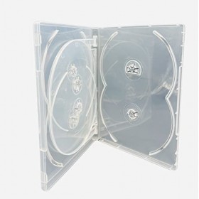 5 X Dragon Trading CD DVD/BLU Ray 14mm Clair DVD 6 Pistes Boîtier pour 6 Disques…