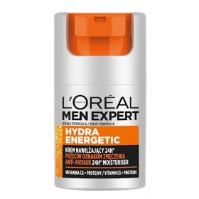 LOréal Paris Men Expert Hydra Energetic Crème Visage Hydratante 24h Anti-Fatigue, 50 ml