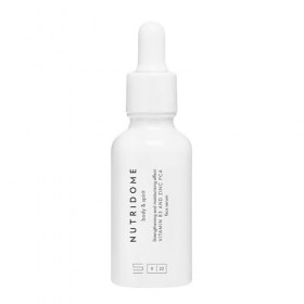 NUTRIDOME Sérum pour le visage - Niacinamide & Zinc PCA Sérum avec Aloe Vera, Squalane, Vitamine B3 & E - Contre lacné, les ...