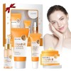 HASAIKA® Coffret de soins à la Vitamine C, Avec Sérum À La Vitamine C, Crème Hydratante à la Vitamine C, Ensemble Hydratant A...