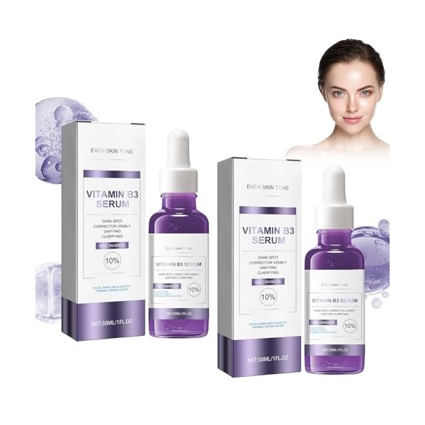 Sérum Anti - Rides B3, 2 Pièces Sérum Visage B3 Sérum Visage Raffermissant B3 Sérum Visage Anti - Âge Sérum Anti - Rides, Sér