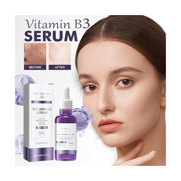 Sérum Anti - Rides B3, 2 Pièces Sérum Visage B3 Sérum Visage Raffermissant B3 Sérum Visage Anti - Âge Sérum Anti - Rides, Sér