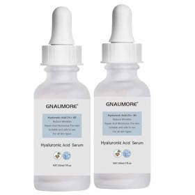 Acide Hyaluronique 2% et Vitamines B5,Sérum Léger pour le Visage,Acide Hyaluronique Serum Visage Hydratation,Essence Dacide 
