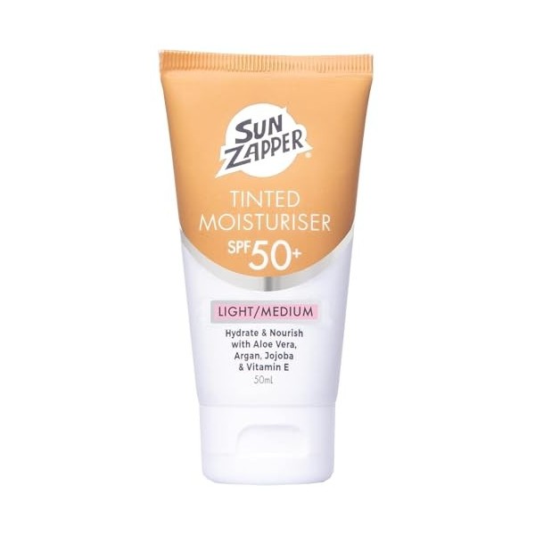 Crème hydratante teintée SPF 50+ légère/moyenne