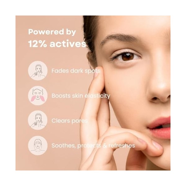 KAYROQ Radiance Renewal Sérum visage avec niacinamide, vitamine C et acide hyaluronique | Illumine la peau, unifie le teint e