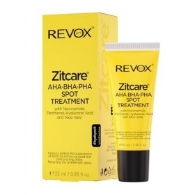REVOX B77 - Traitement Localisé Zitcare AHA BHA PHA, 25 ml, Traitement Anti-Acné Boutons et Points Noirs, Réduit Inflammation...